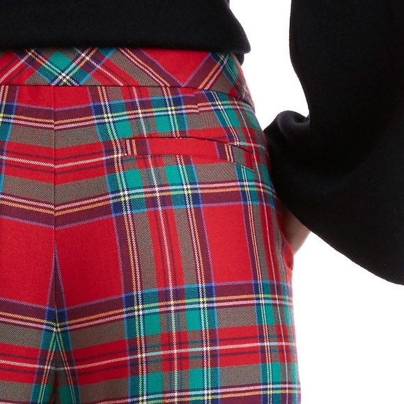 Vineyard Vines Red Plaid Ankle Pants - Picture 5 of 10